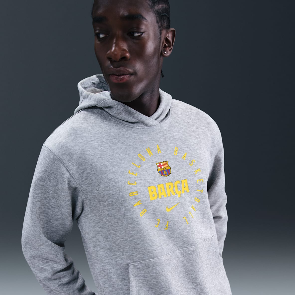 FCB FCB Sweat à capuche d'entraînement en Fleece pour homme