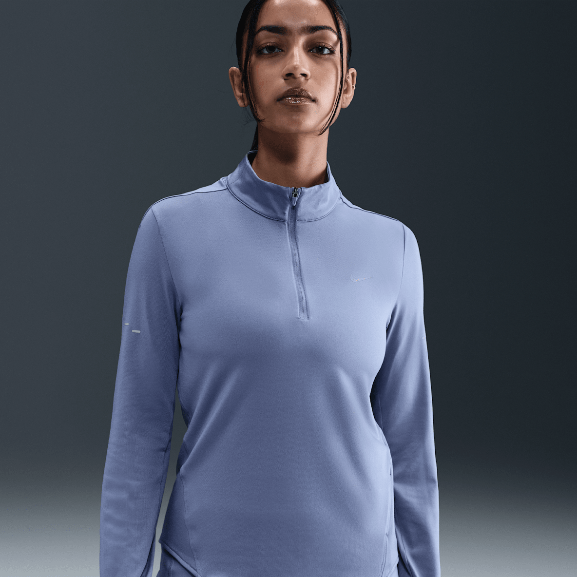 Nike Swift Nike Swift Part superior de running amb cremallera d'un quart Dri-FIT UV - Dona