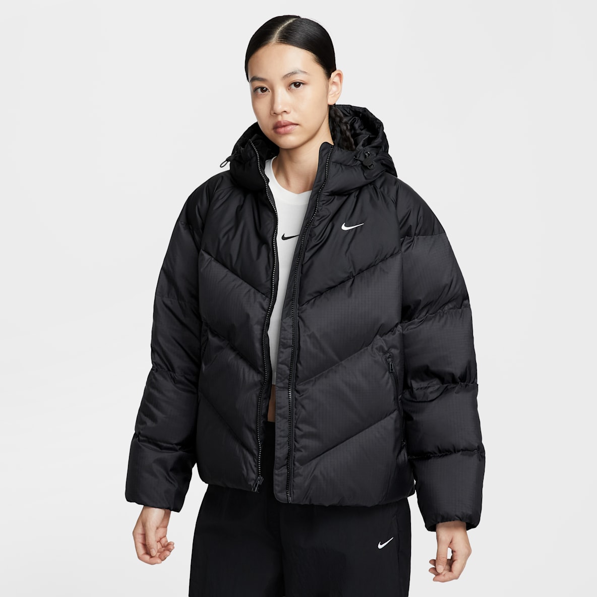 NIKE アウター ジャケット ダウンジャケット ブラック ジャケット 