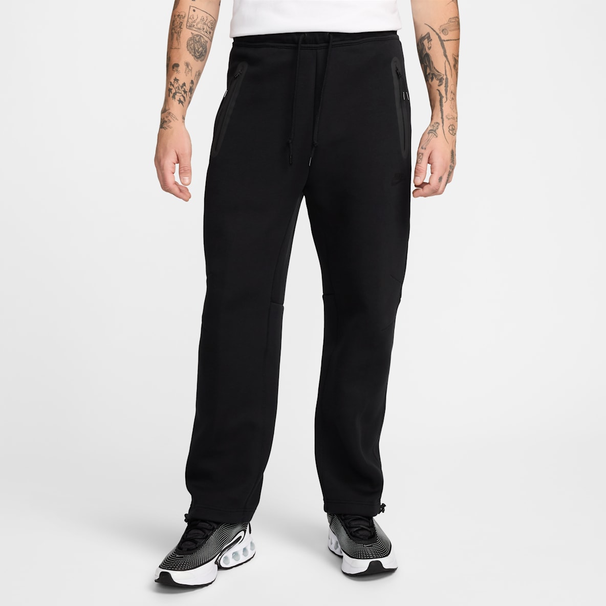 Nike Tech Nike Tech Pants de tejido Fleece con dobladillo abierto para hombre