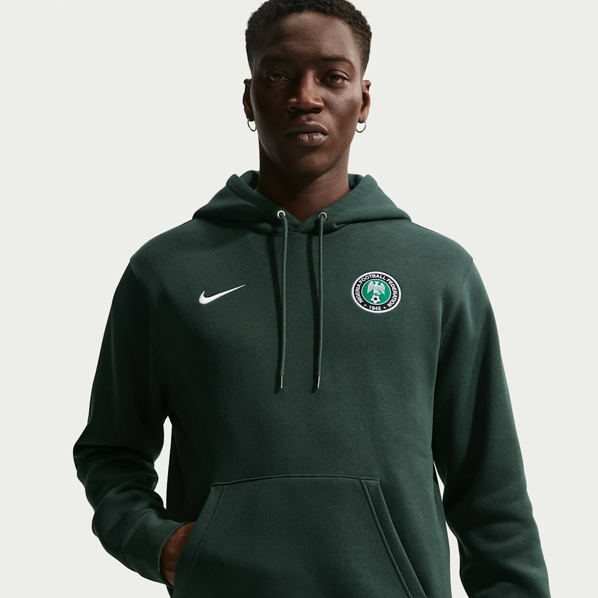 Nigeria Club Men's Nike Soccer Pullover Hoodie