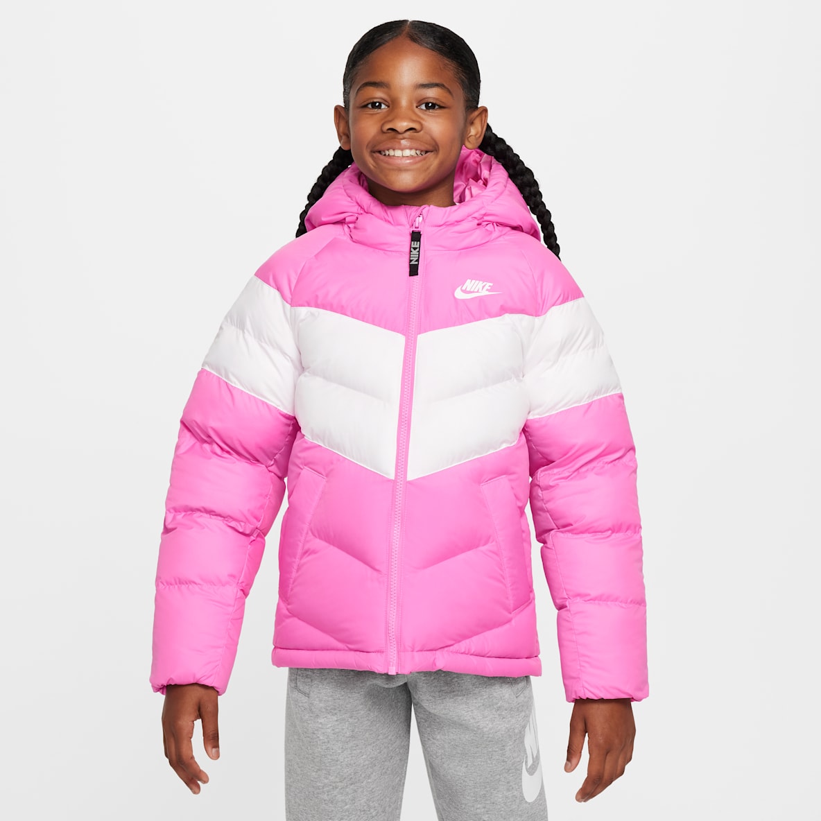 Nike Sportswear Big Kids' Synthetic-Fill Hooded Jacket
