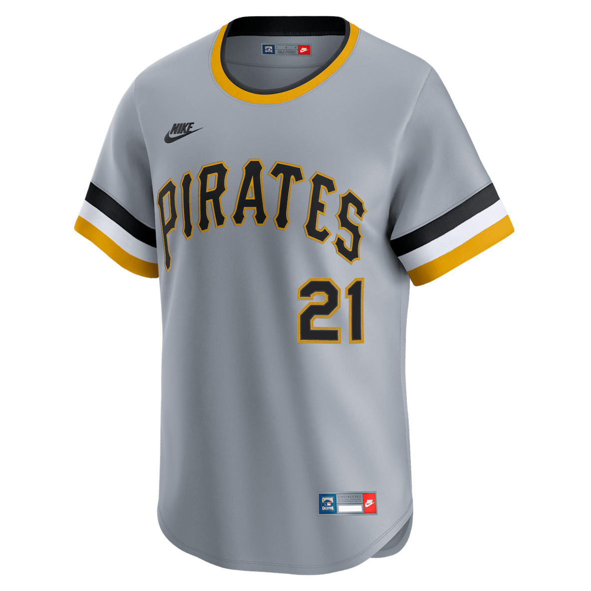 Roberto Clemente Pittsburgh Pirates Cooperstown Roberto Clemente Pittsburgh Pirates Cooperstown Men's Nike Dri-FIT ADV MLB Limited Jersey