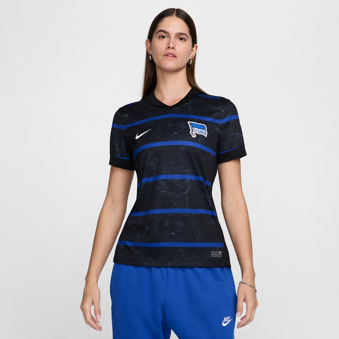 Segunda equipación Stadium Hertha BSC 2024/25 Camiseta de fútbol de réplica Nike Dri-FIT - Mujer