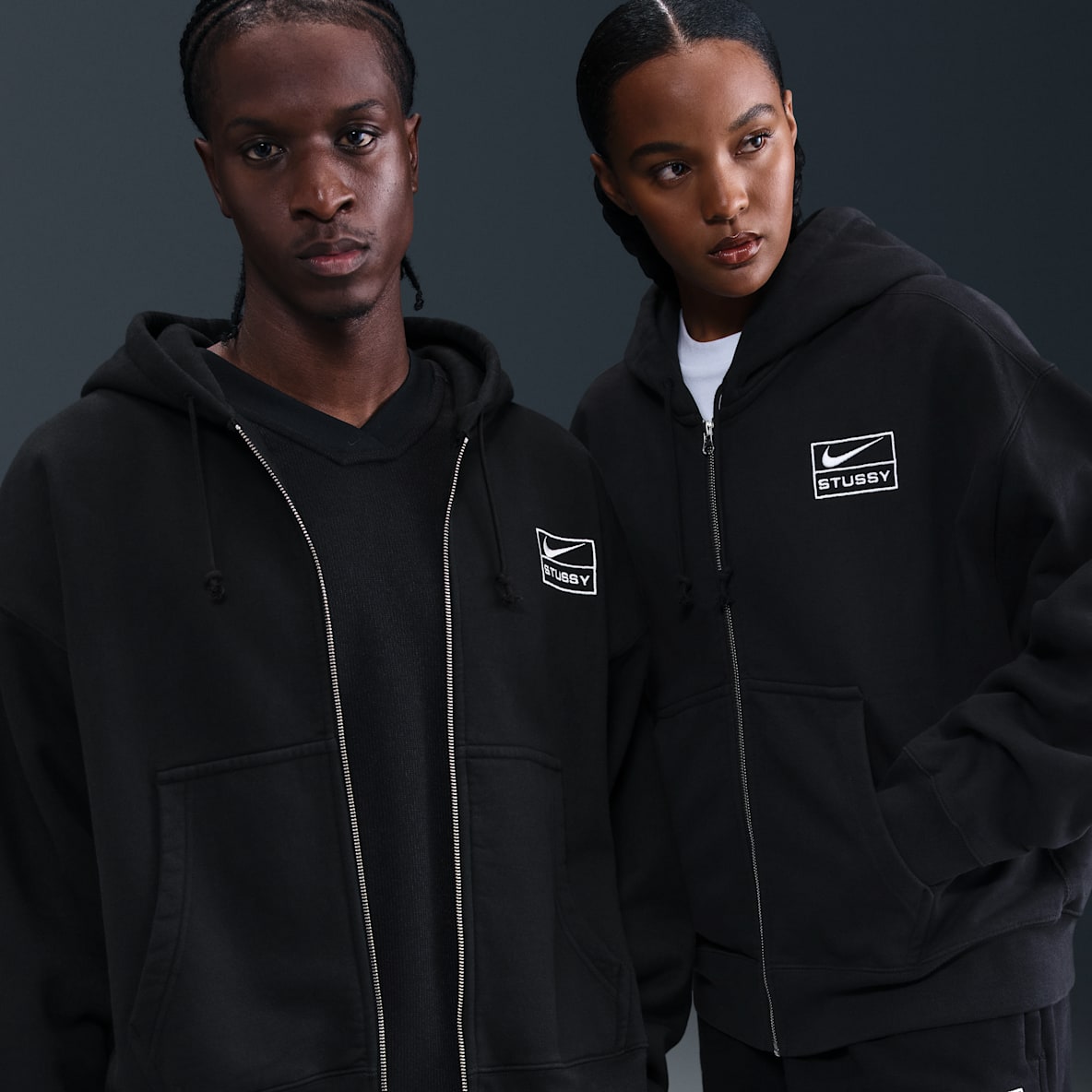 Nike x Stüssy Nike x Stüssy Full-Zip Fleece Hoodie