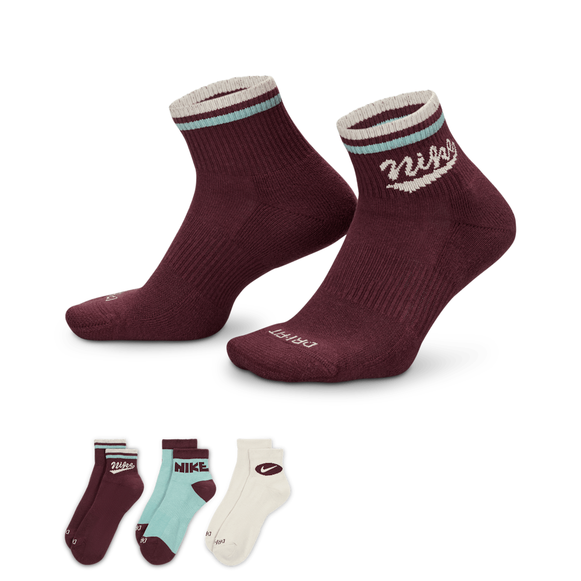 Nike Everyday Plus Nike Everyday Plus Ankle Socks (3 Pairs)