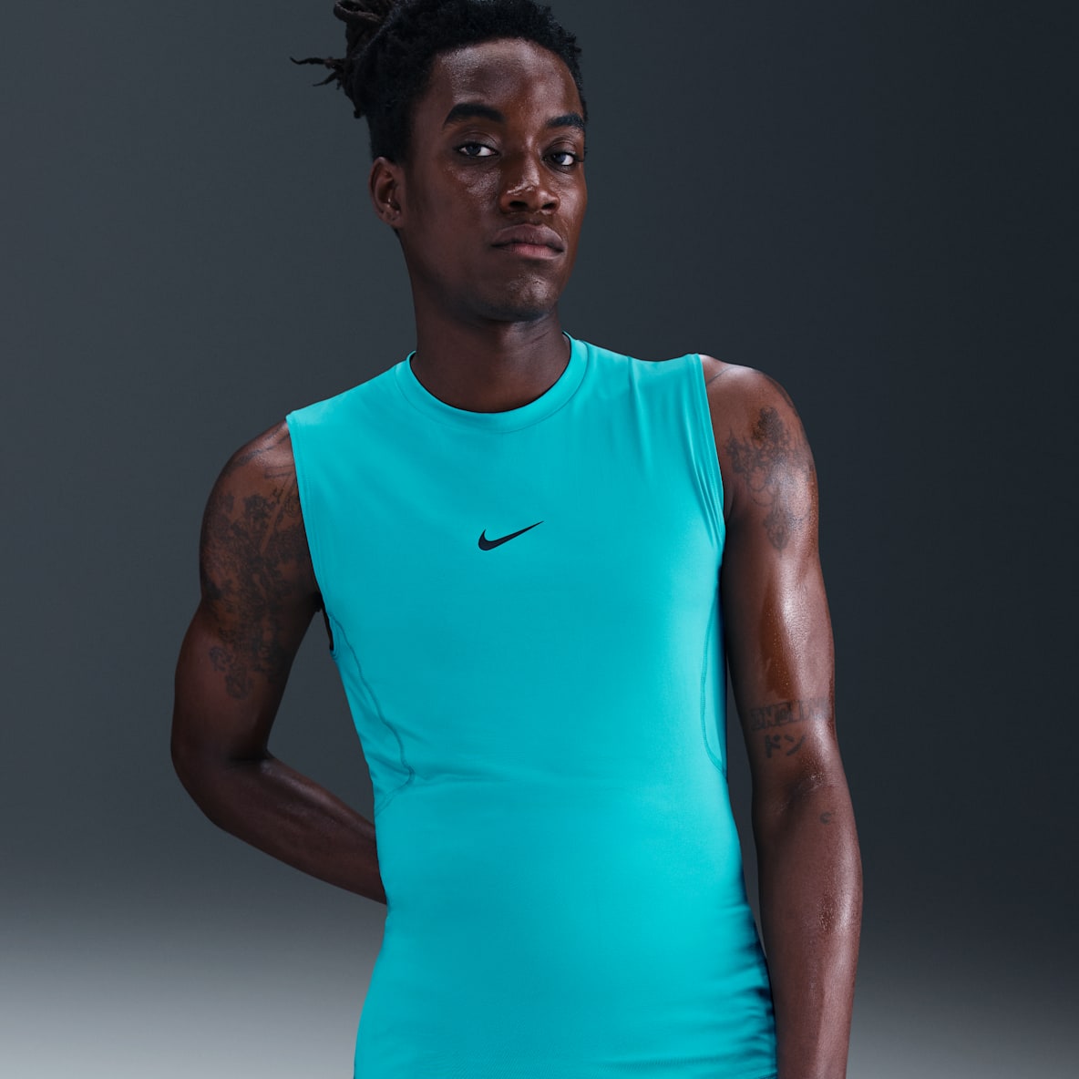 Nike Pro Nike Pro Playera de fitness ajustada sin mangas Dri-FIT para hombre