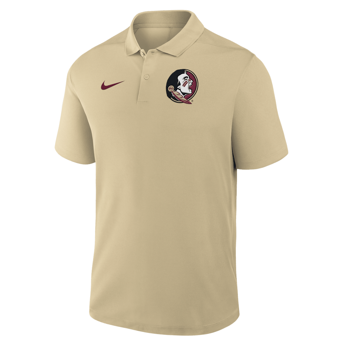 Florida State Primetime Victory Primary Logo Florida State Primetime Victory Primary Logo Men's Nike Dri-FIT College Polo