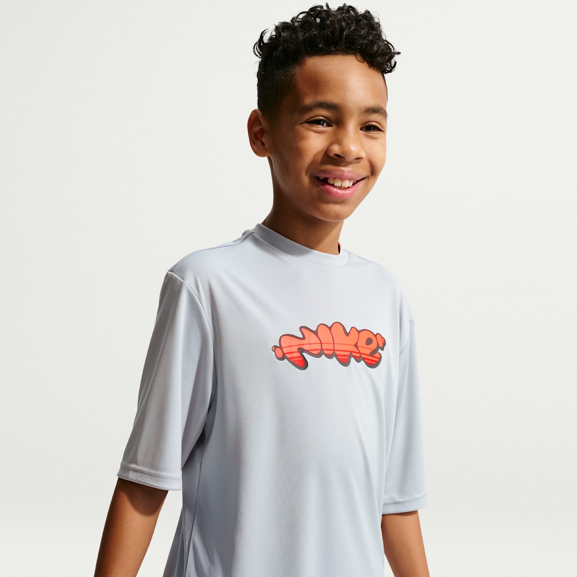 Nike Swim Hydroguard Big Kids' (Boys') Dri-FIT UV Short Sleeve Top