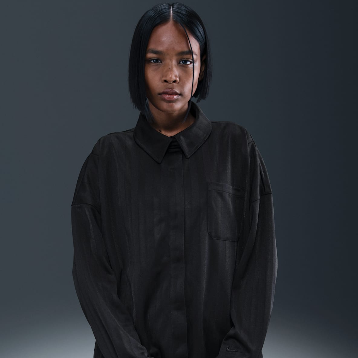Nike Sportswear Nike Sportswear Playera de jacquard a rayas oversized para mujer