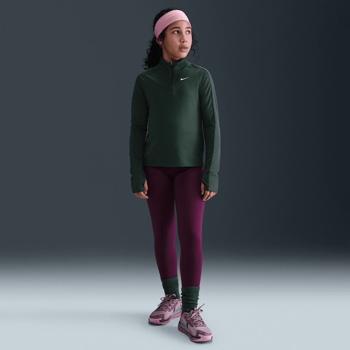 Nike One Nike One Dri-FIT Yüksek Belli Genç Çocuk (Kız) Taytı
