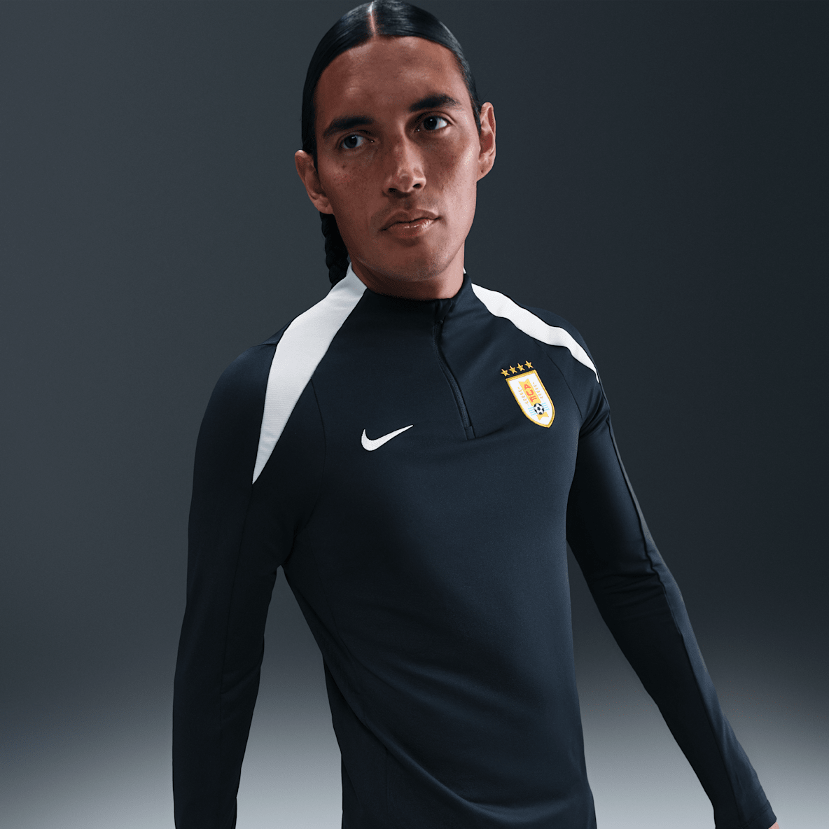 Uruguay Strike Uruguay Strike Playera de entrenamiento de fútbol Nike Dri-FIT para hombre
