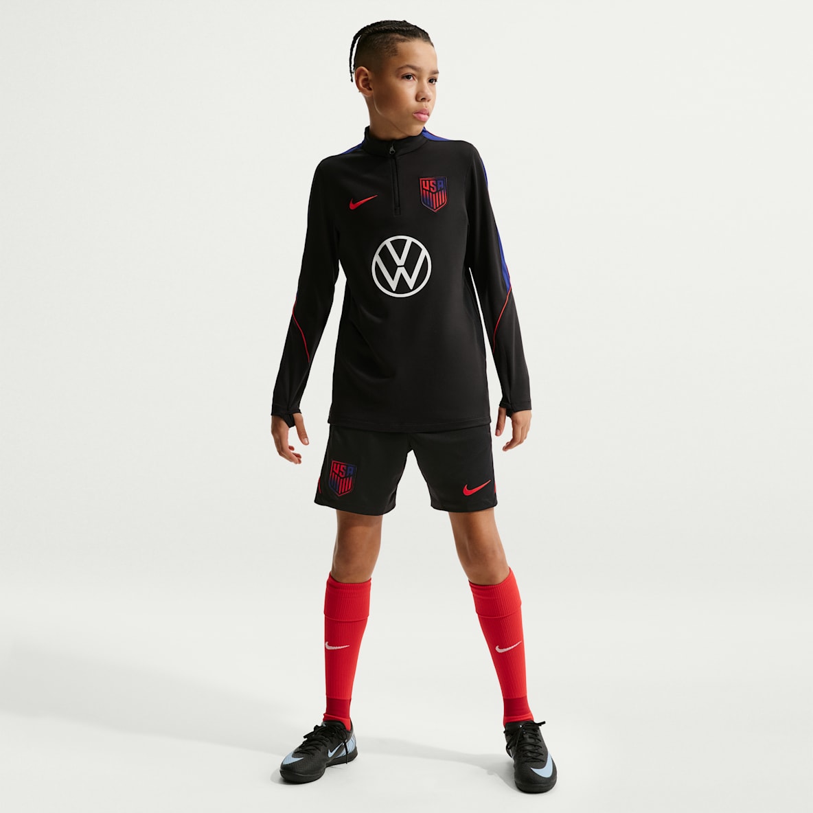 USMNT Strike Big Kids' Nike Dri-FIT Soccer Knit Shorts