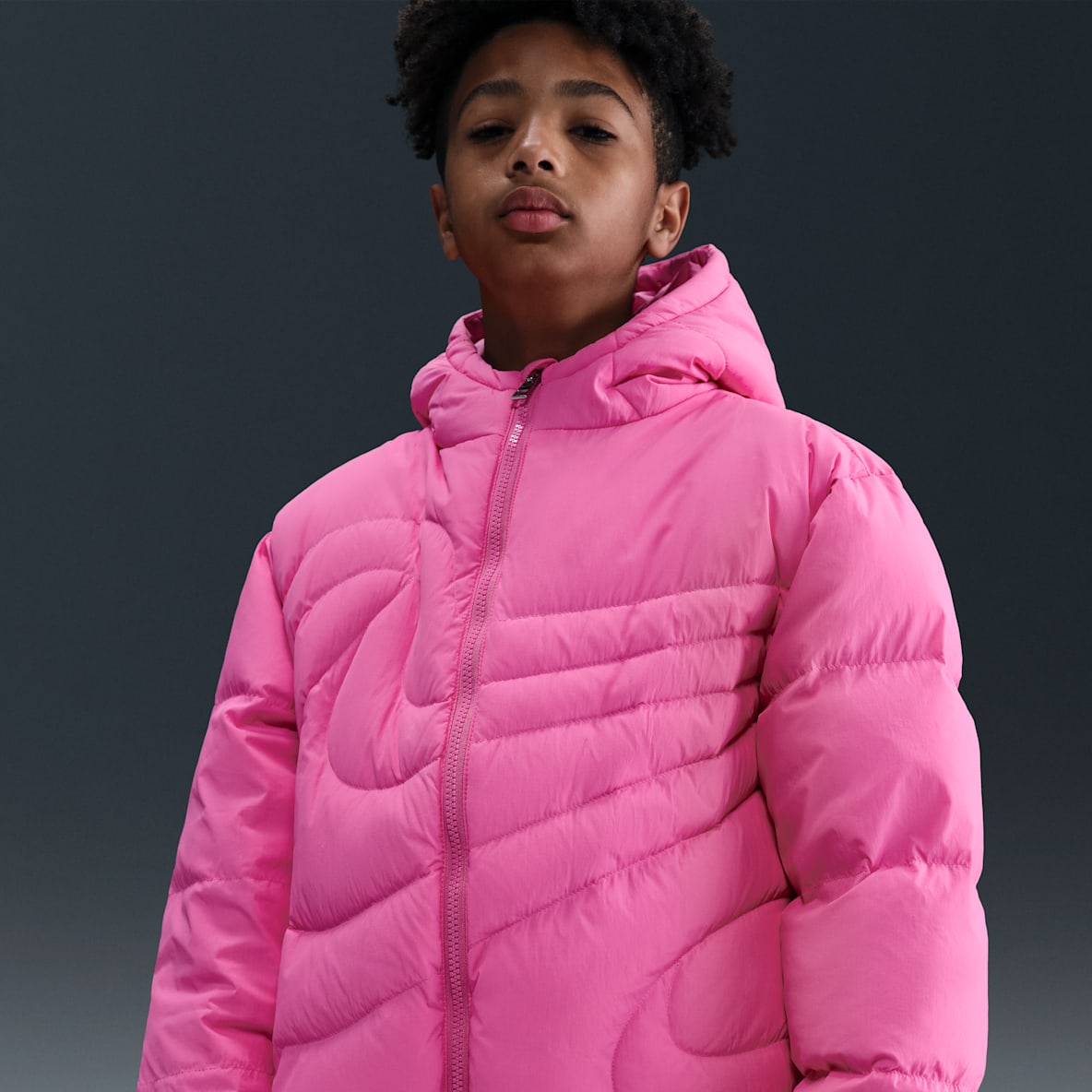 나이키 스포츠웨어 나이키 스포츠웨어 주니어 퀼팅 스우시 필드 재킷