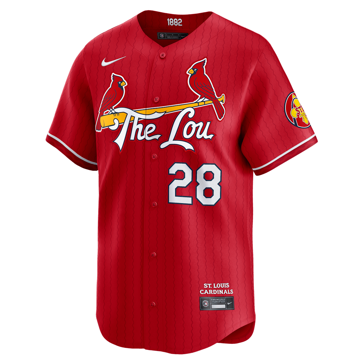 Nolan Arenado St. Louis Cardinals City Connect Nolan Arenado St. Louis Cardinals City Connect Jersey Nike Dri-FIT ADV de la MLB Limited para hombre