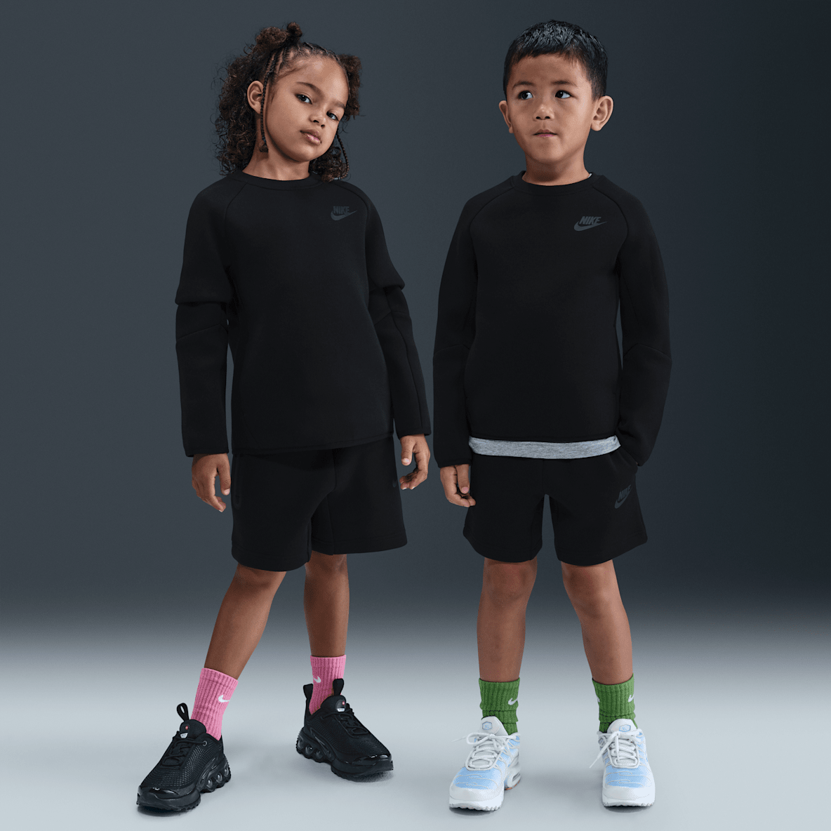 Nike Tech Fleece Nike Tech Fleece Conjunto de 2 piezas con shorts para preescolar