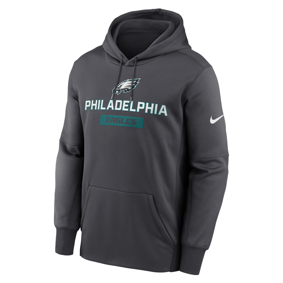 Philadelphia Eagles Toss Sweep Philadelphia Eagles Toss Sweep Men’s Nike Therma NFL Pullover Hoodie