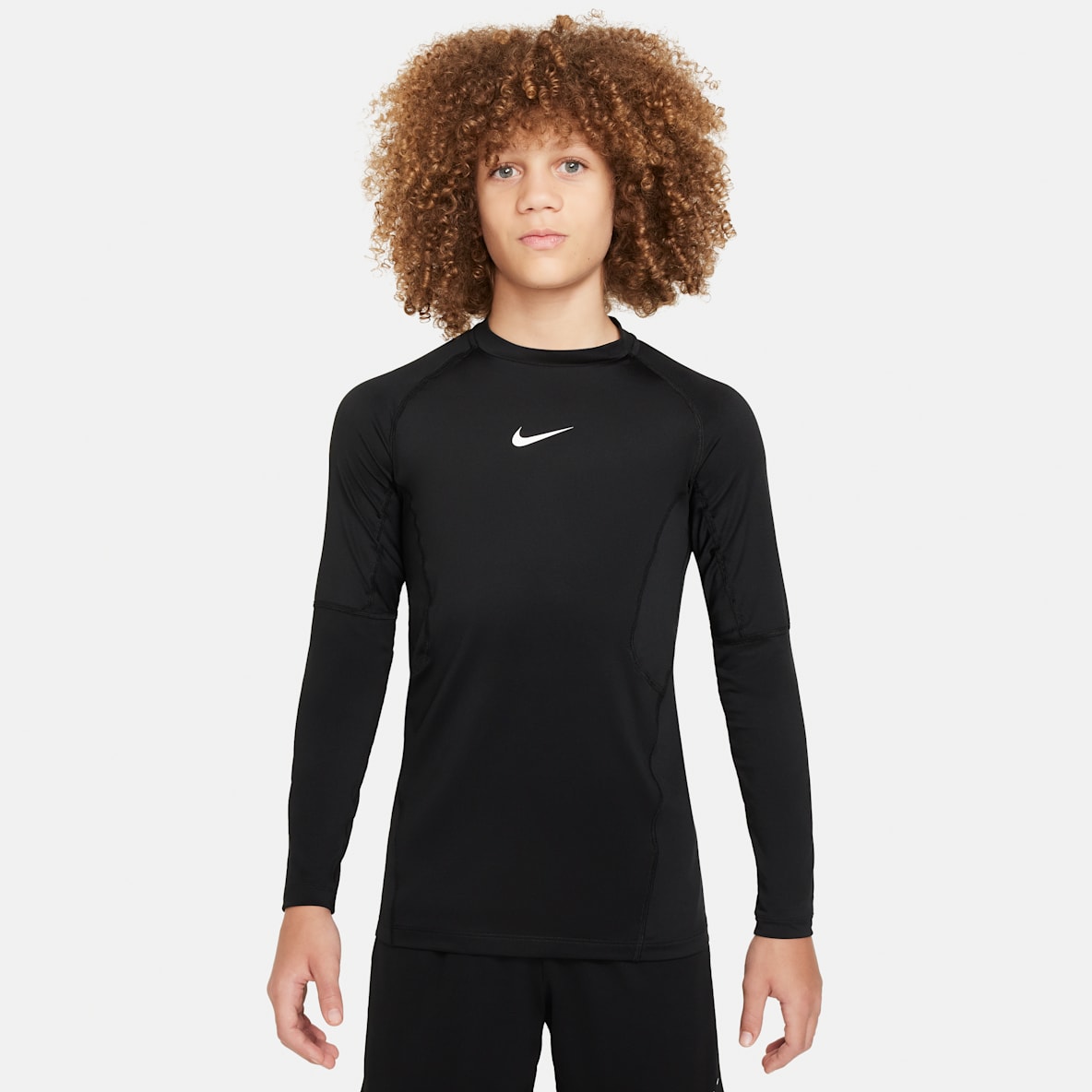 Nike Pro Nike Pro Older Kids' (Boys') Dri-FIT Long-Sleeve Top