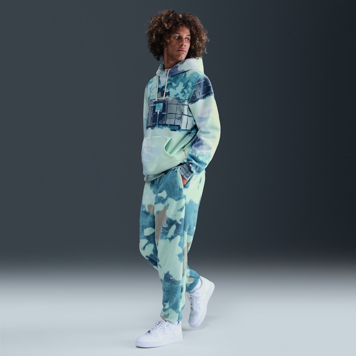 Nike Nike Pants de básquetbol de hombre Therma-FIT Sherpa