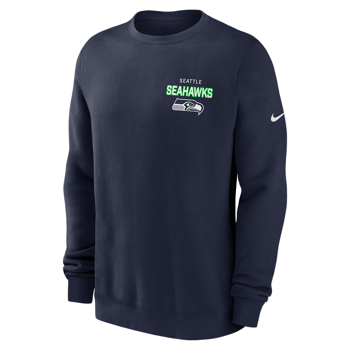 Seattle Seahawks Draw Block Club Seattle Seahawks Draw Block Club Men's Nike NFL Pullover Crew