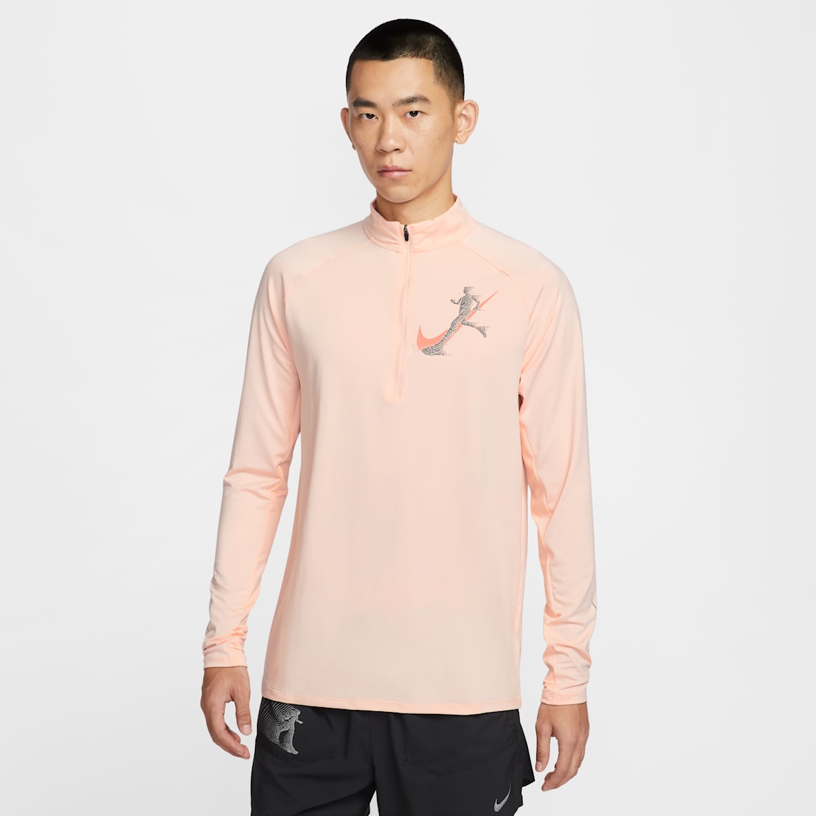 Nike Stride Nike Stride Men's Dri-FIT UV 1/2-Zip Running Top