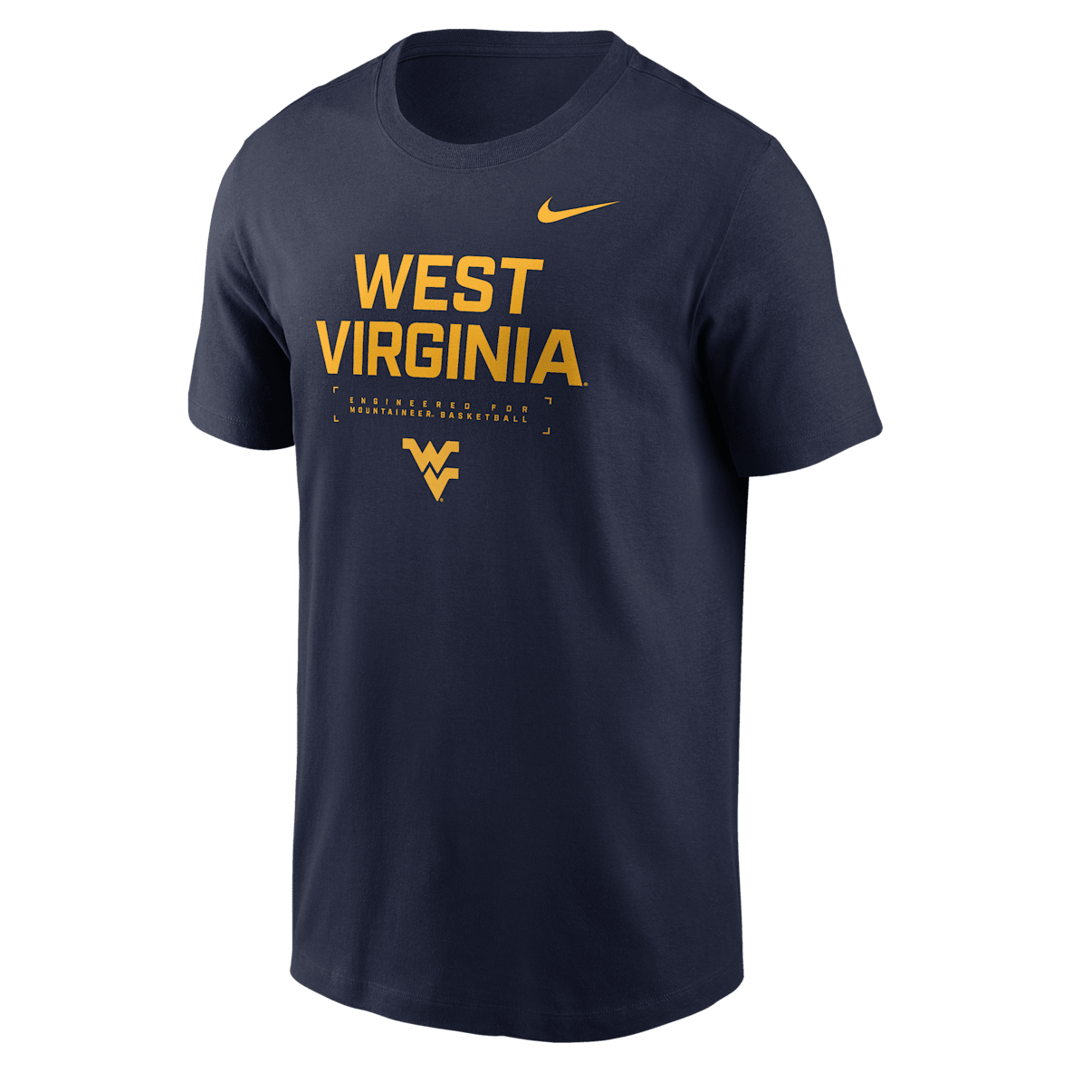 West Virginia Courtside Basketball West Virginia Courtside Basketball Men's Nike Dri-FIT College T-Shirt