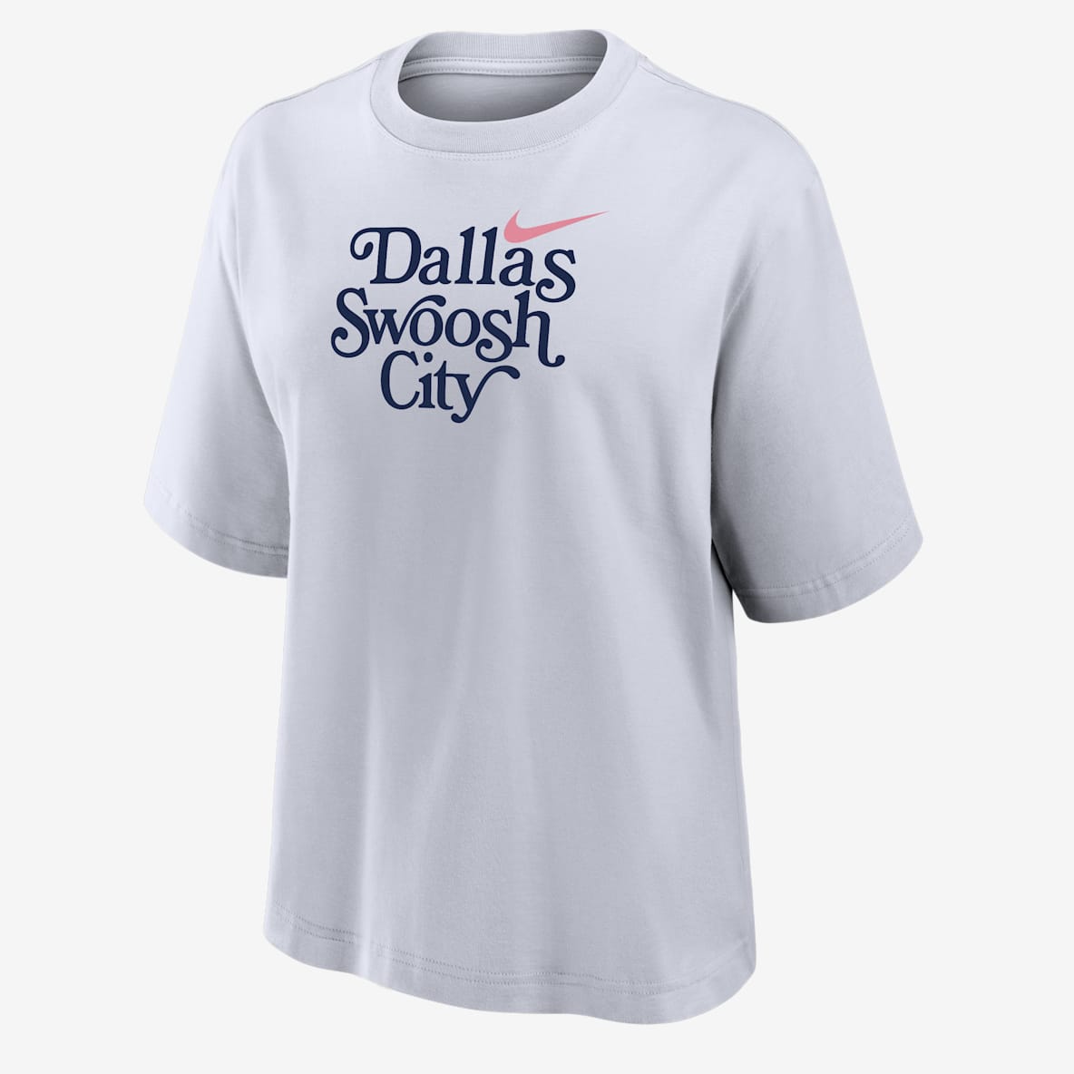 Nike Swoosh Cities Dallas Women's Short-Sleeve Boxy T-Shirt