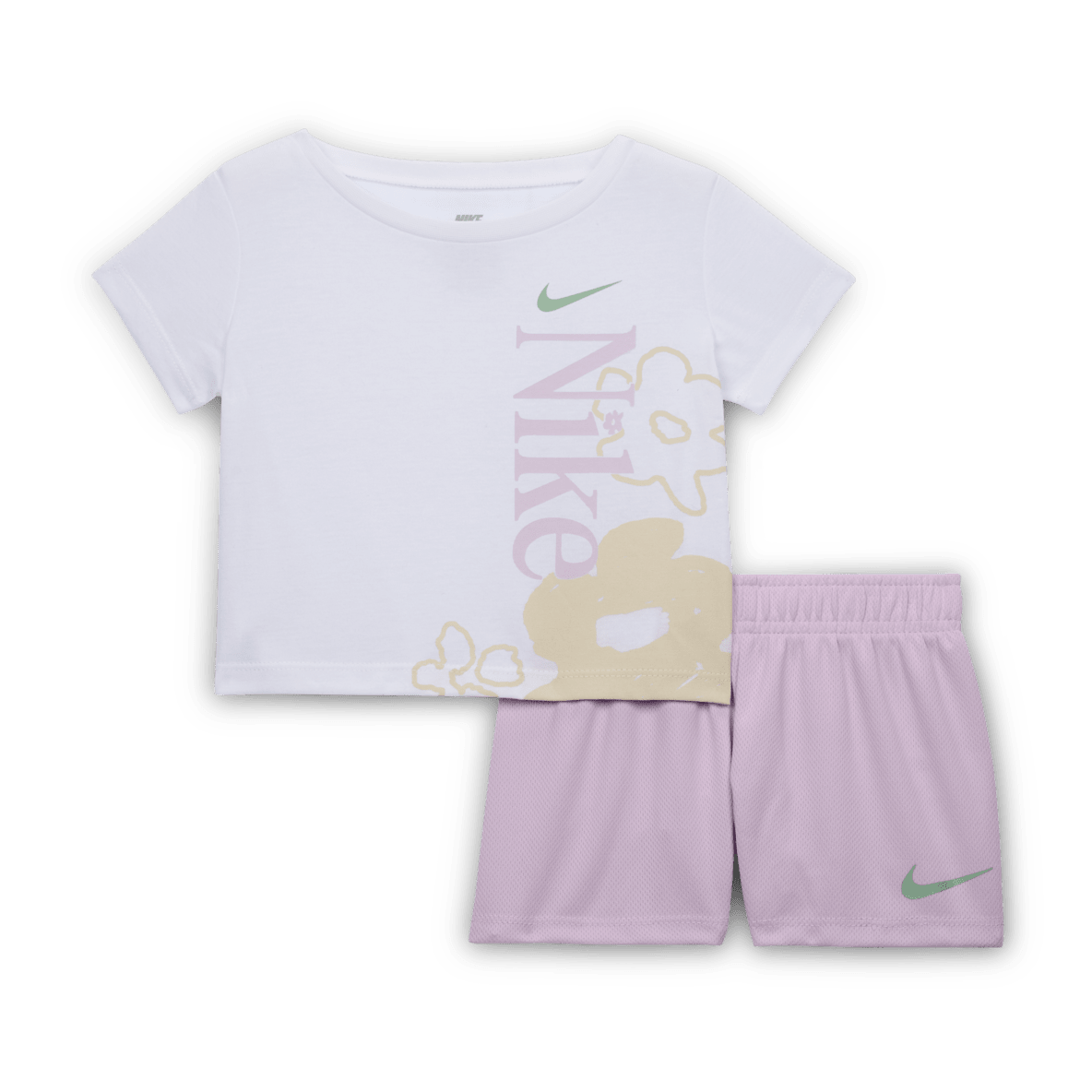 Nike Nike Baby (12-24M) Wild Flower T-Shirt and Mesh Shorts Set