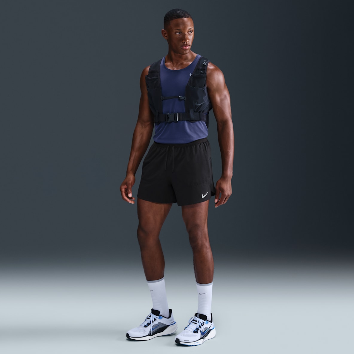 Nike Stride Nike Stride Shorts de correr Dri-FIT de 13 cm con forro de ropa interior perforados para hombre
