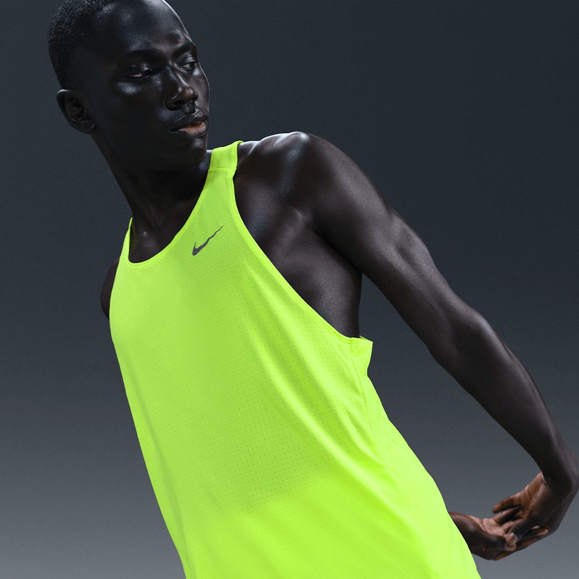Nike Fast Nike Fast Męska koszulka bez rękawów do biegania Dri-FIT