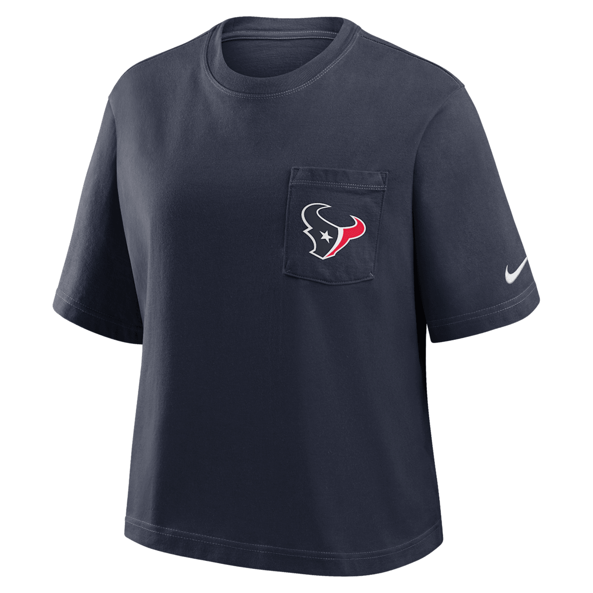Houston Texans Rewind Pocket Boxy Houston Texans Rewind Pocket Boxy Women's Nike NFL T-Shirt