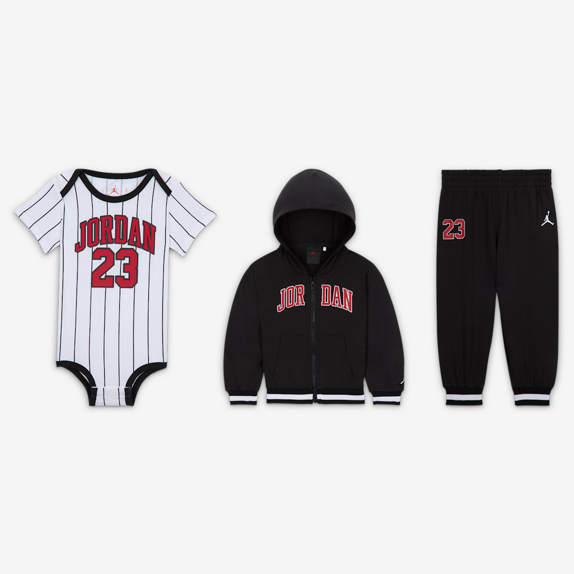 Jordan Baby (6-12M) 23 Jersey 2-Piece Full-Zip Hoodie Set