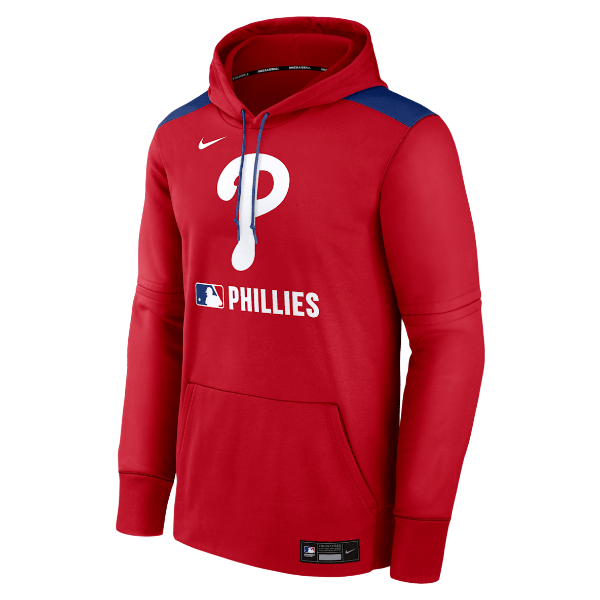 Philadelphia Phillies Authentic Collection Philadelphia Phillies Authentic Collection Men's Nike Therma MLB Pullover Hoodie