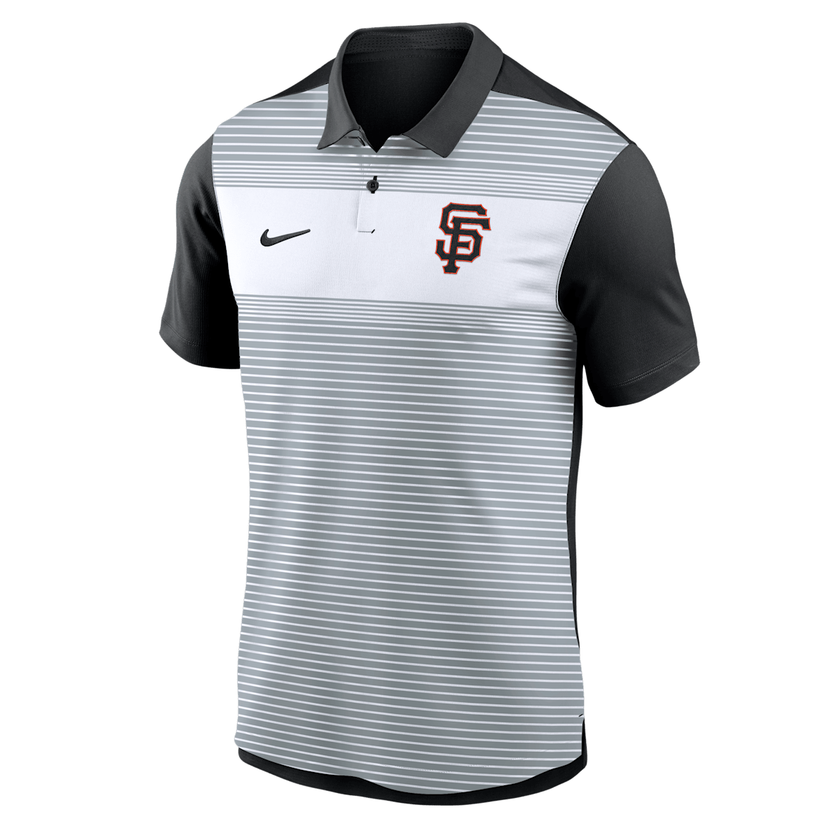 San Francisco Giants Striped Vapor Polo San Francisco Giants Striped Vapor Polo Men's Nike Dri-FIT MLB Polo
