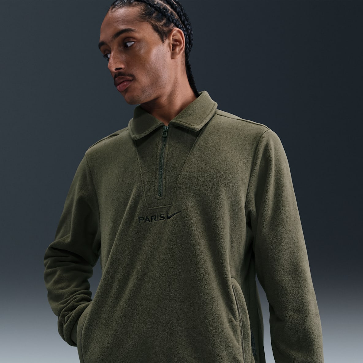 Paris Saint-Germain Culture of Football Men's Nike Therma-FIT Winterized Football Top