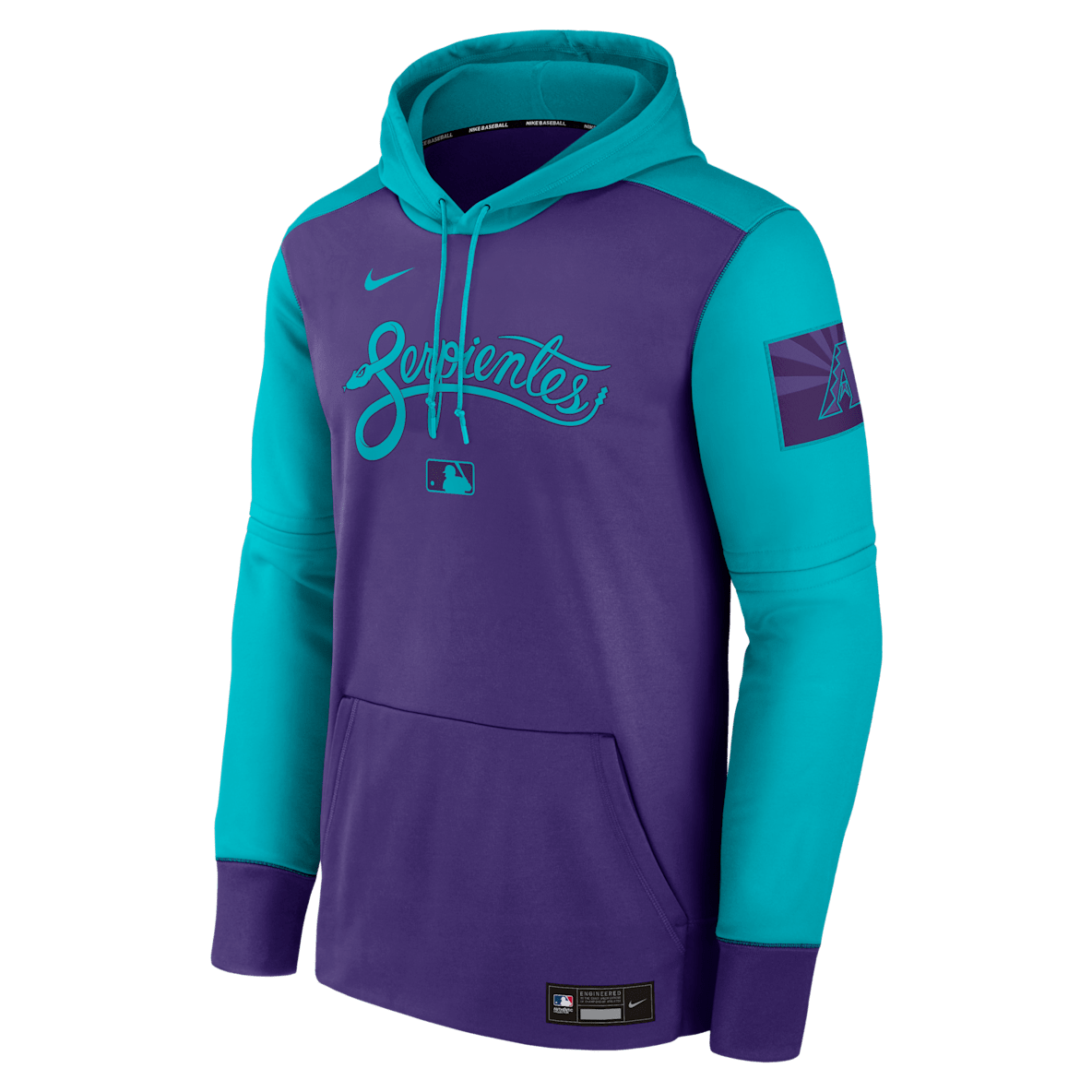 Arizona Diamondbacks Authentic Collection City Connect Arizona Diamondbacks Authentic Collection City Connect Men's Nike Therma MLB Pullover Hoodie