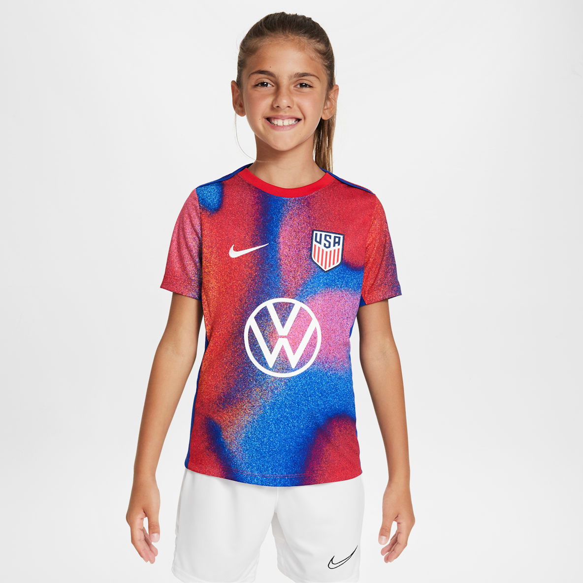 USMNT Academy Pro USMNT Academy Pro Big Kids' Nike Dri-FIT Soccer Pre-Match Short-Sleeve Top