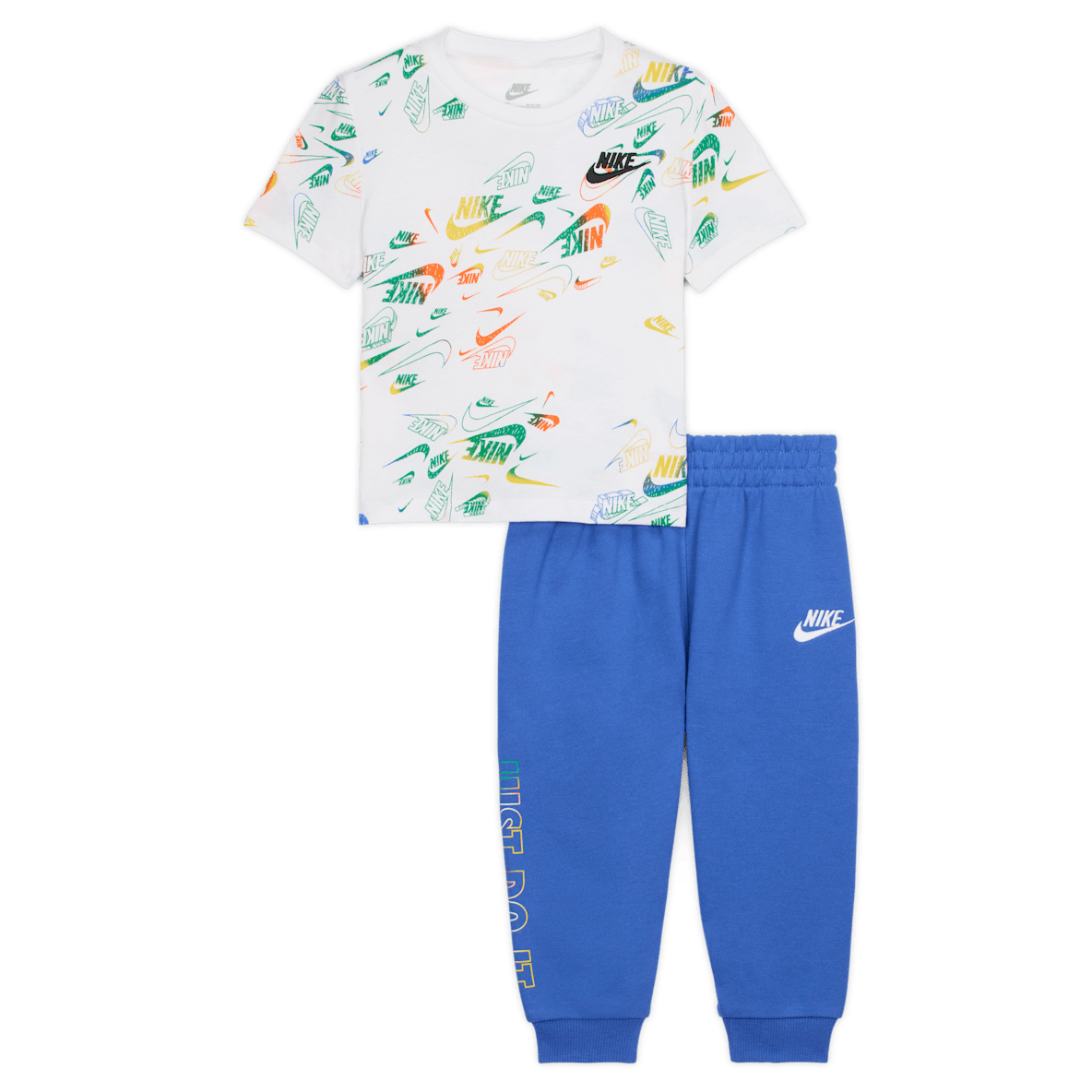Nike Sportswear Nike Sportswear Conjunto de playera y pants Reveal Printed para bebé (12-24M)