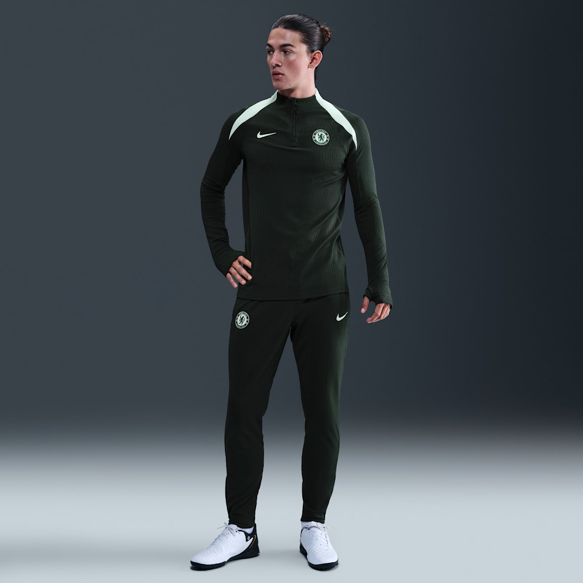 Strike Elite Chelsea FC Strike Elite Chelsea FC Calças de futebol de malha Nike Dri-FIT ADV para homem