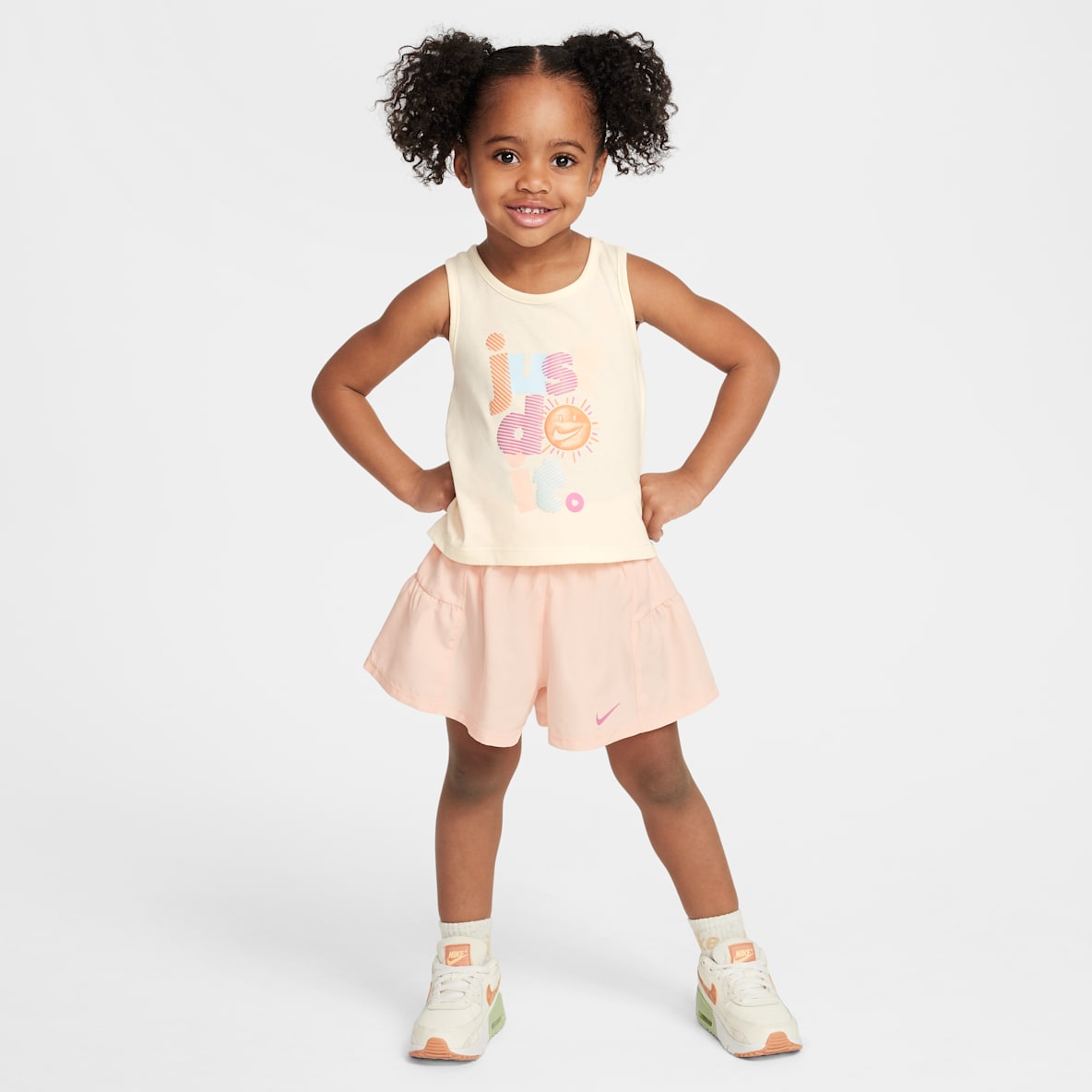 Nike Dri-FIT Nike Dri-FIT Conjunto de dos piezas de scooter de malla Swoosh Motion infantil