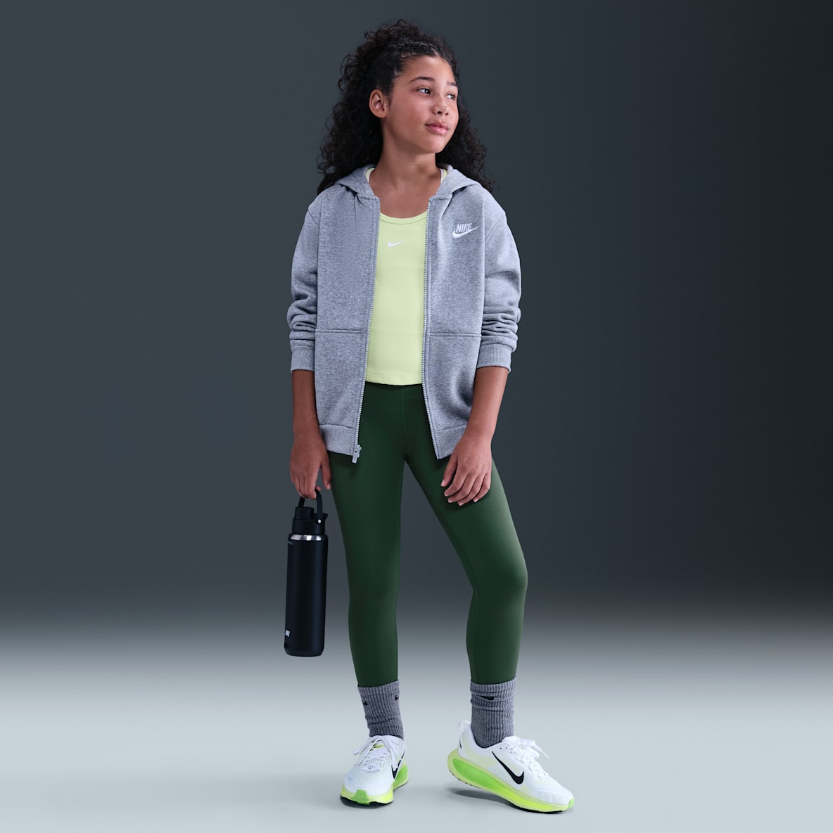 Nike One Nike One Older Kids' (Girls') Dri-FIT High-Waisted Leggings