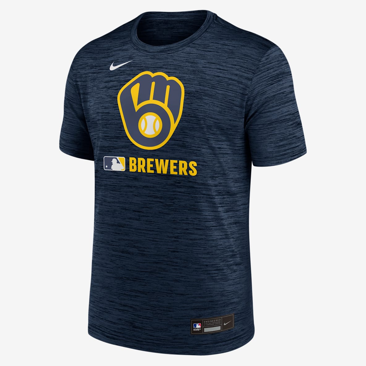 Milwaukee Brewers Authentic Collection Velocity Milwaukee Brewers Authentic Collection Velocity Playera Nike Dri-FIT de la MLB para hombre