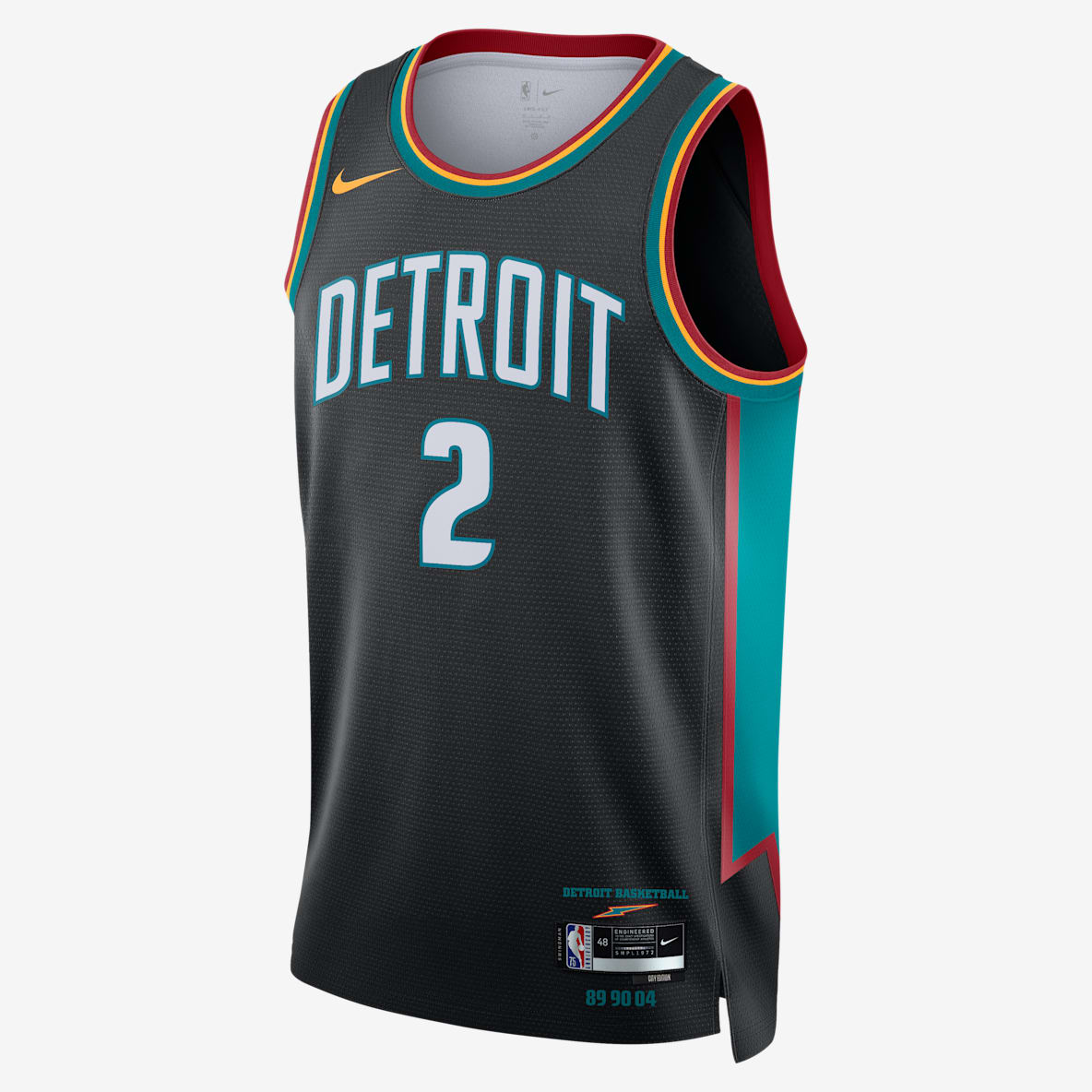 Cade Cunningham Detroit Pistons City Edition Cade Cunningham Detroit Pistons City Edition Men's Nike NBA Swingman Jersey