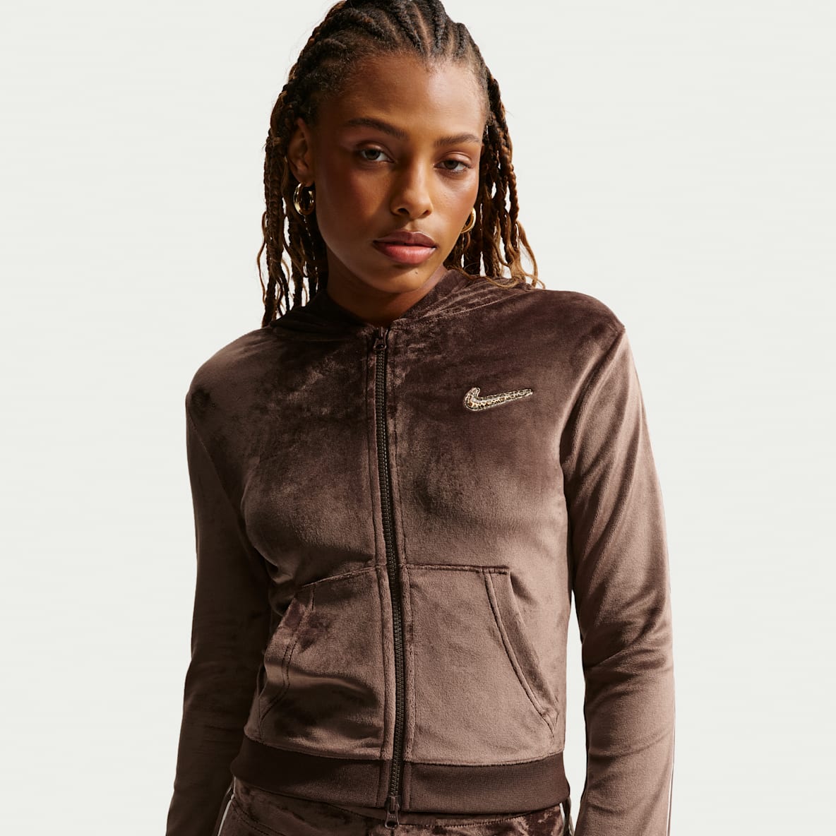 Nike Sportswear Women's Full-Zip Long-Sleeve Hooded Top