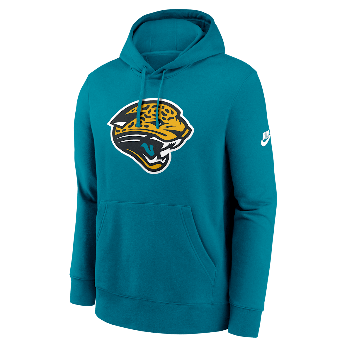 Jacksonville Jaguars Club Logo Jacksonville Jaguars Club Logo Men's Nike NFL Pullover Hoodie