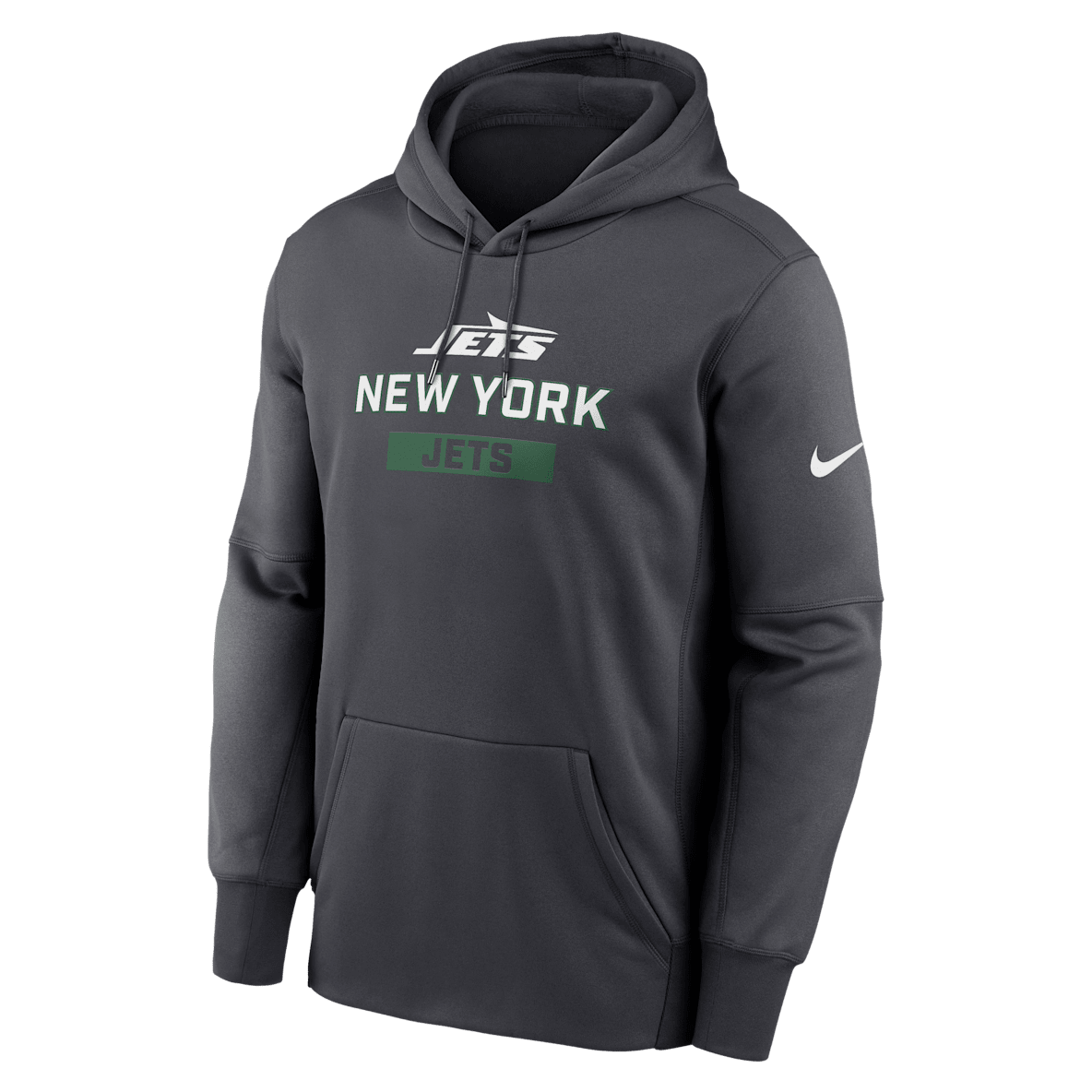 New York Jets Toss Sweep New York Jets Toss Sweep Men’s Nike Therma NFL Pullover Hoodie