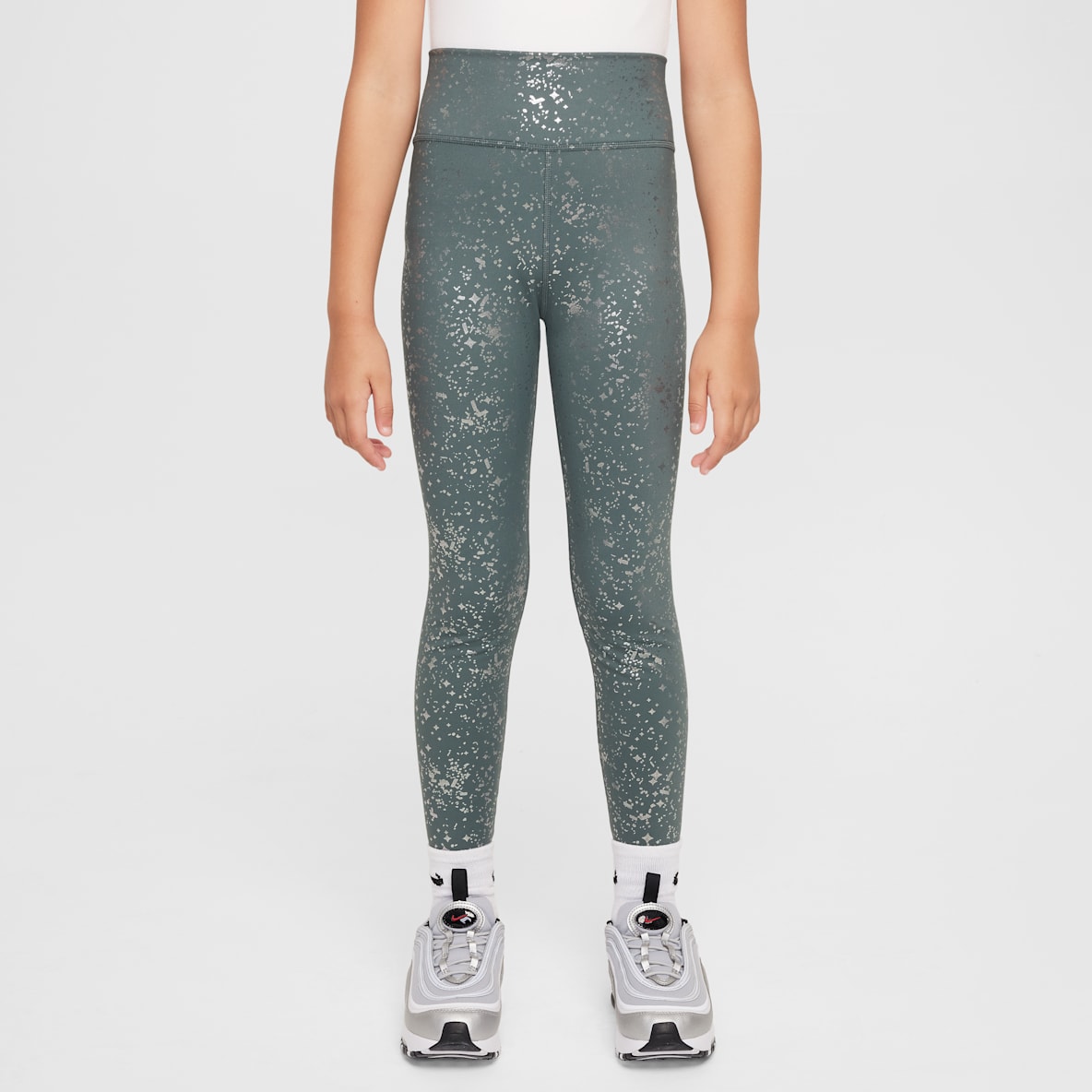 Nike One Nike One Big Kids' (Girls') Dri-FIT High-Waisted Leggings
