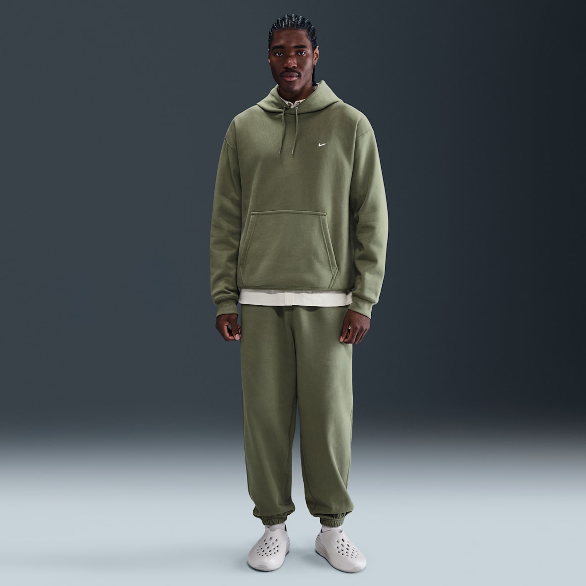 Nike Solo Swoosh Nike Solo Swoosh Fleecebyxor med muddar för män