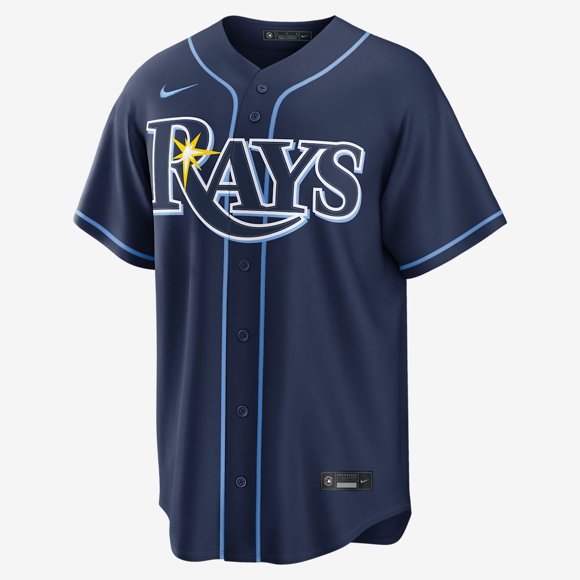 Junior Caminero Tampa Bay Rays Men's Nike MLB Replica Jersey
