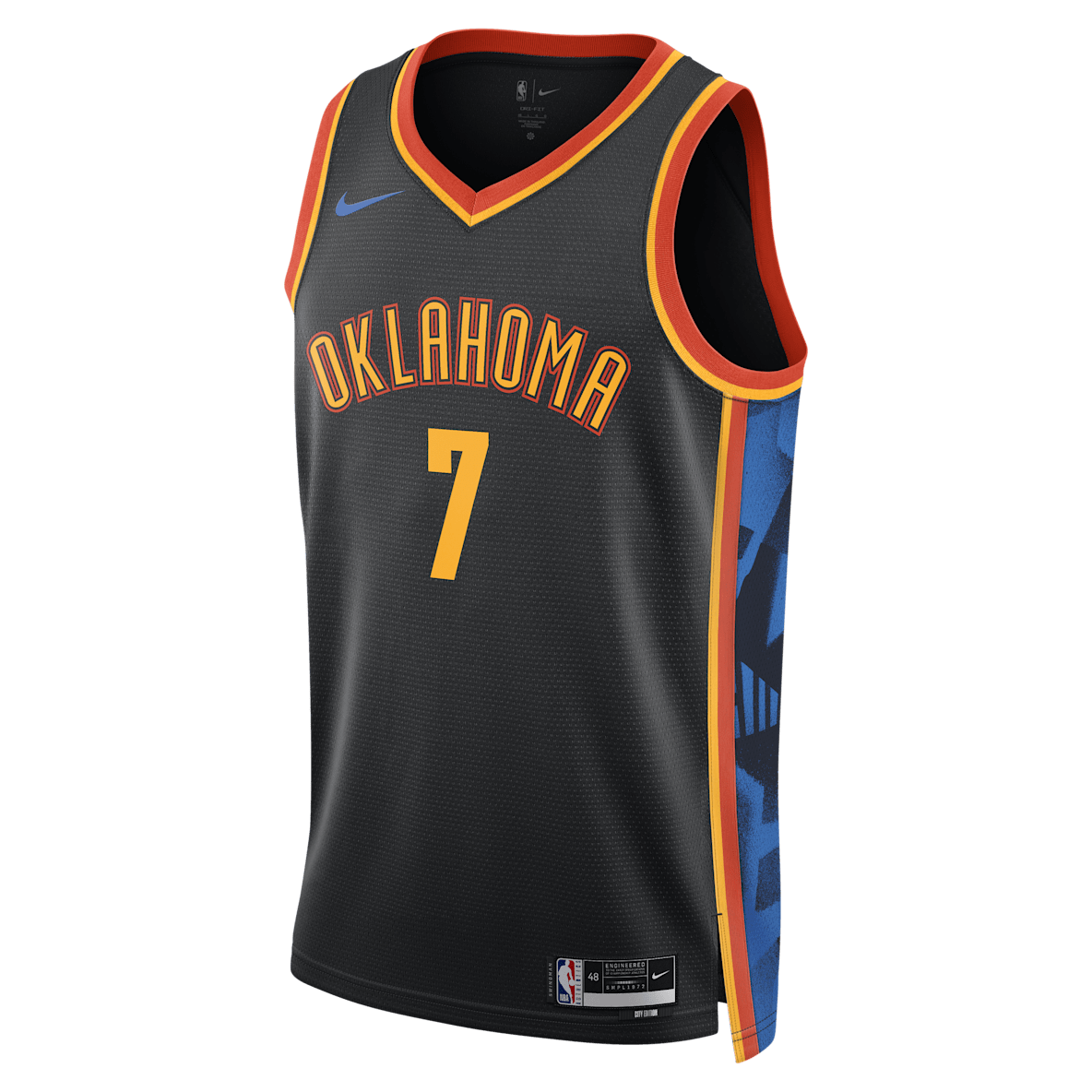Chet Holmgren Oklahoma City Thunder 2024/25 City Edition Chet Holmgren Oklahoma City Thunder 2024/25 City Edition Men's Nike Dri-FIT NBA Swingman Jersey